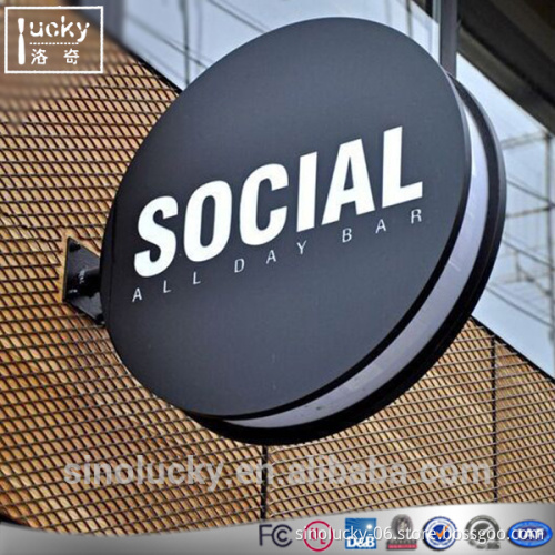 Acrylic Outdoor advertising light box Led Night Bar Sign